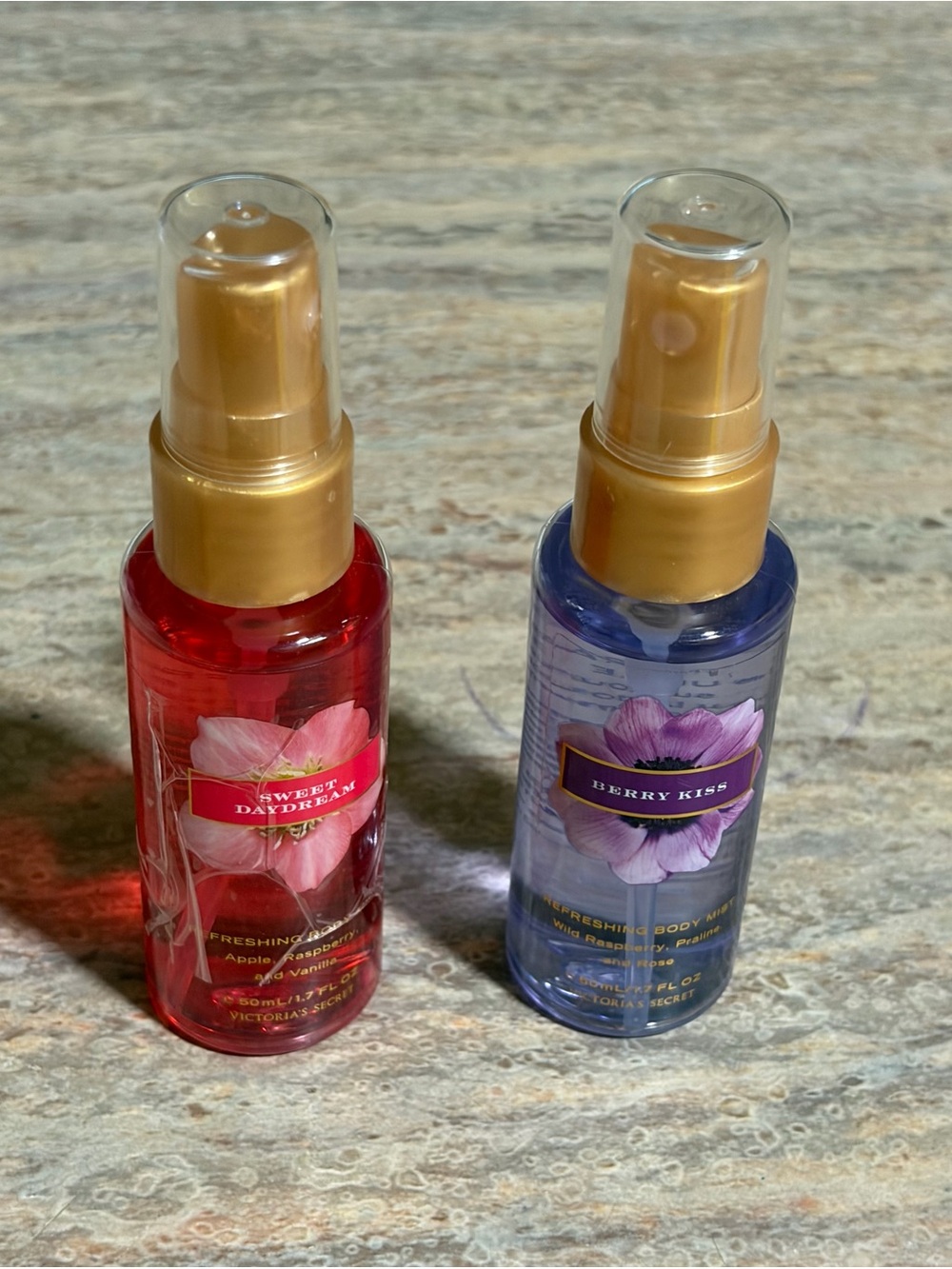 Victoria's Secret Discontinued Sweet Daydream & Berry Kiss Body Mist Duo